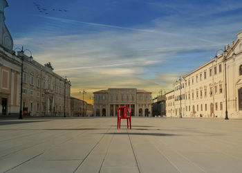 Buildings in city against sky