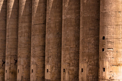 Full frame shot of old ruins