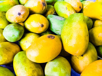 Full frame shot of fruits for sale at market stall