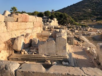 Old ruins against sky