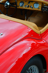 Close-up of vintage car