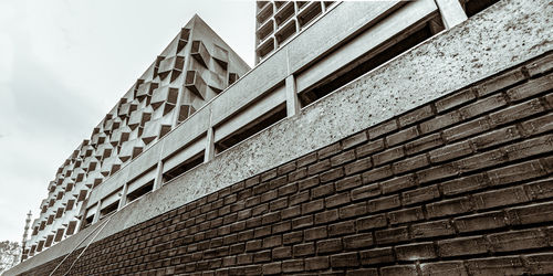 Low angle view of building against sky