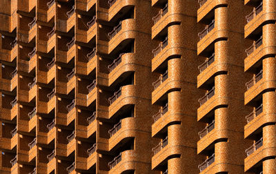 Close-up of building facade in singapore during daytime