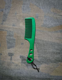 High angle view of comb
