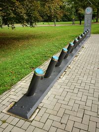 View of grass in park