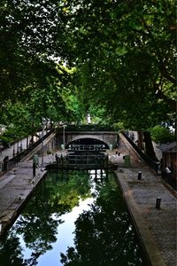 Footbridge over canal