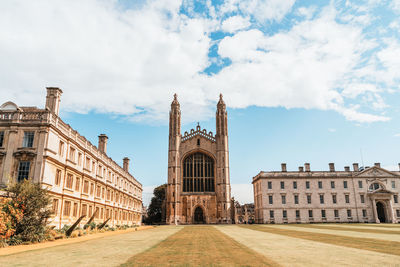 View of historic building against sky