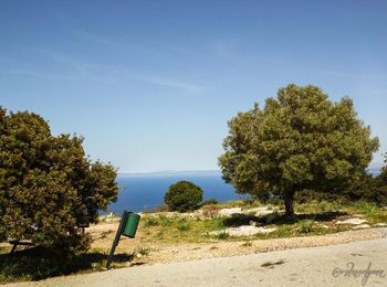 Scenic view of calm sea against sky