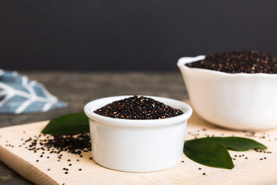 Close-up of potted plant on table