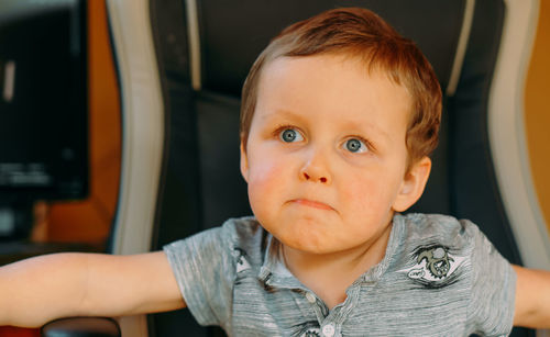 Close-up of boy