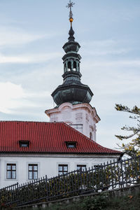 Traditional building against sky in prague 