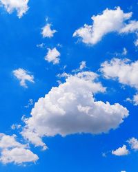 Low angle view of clouds in sky