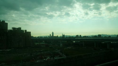 Cityscape against sky