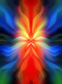 Full frame shot of multi colored light painting