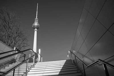 Tv tower  black and white 