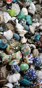 Close-up of multi colored pencils