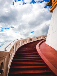 Low angle view of bridge against sky