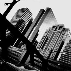 Low angle view of modern building