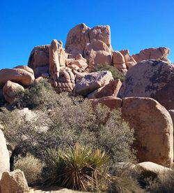 View of rock formations