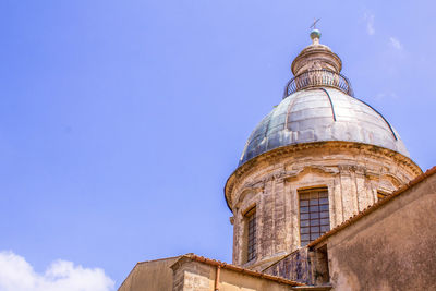 Low angle view of historic building against sky