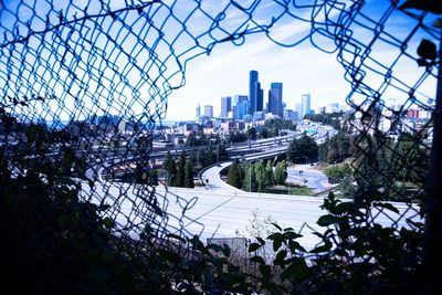 View of cityscape against sky