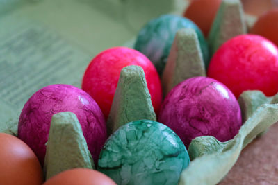 Close-up of multi colored candies