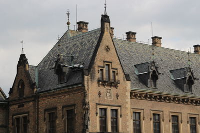 Low angle view of cathedral against sky in city