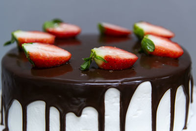 Close-up of strawberries