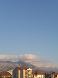 Houses against sky