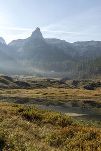 Funtensee lake at kärlingerhaus, berchtesgaden national park