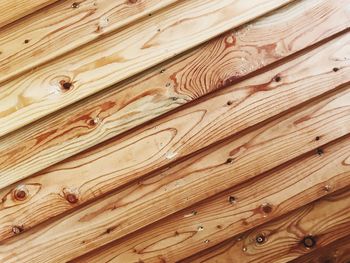 Detail shot of wooden plank