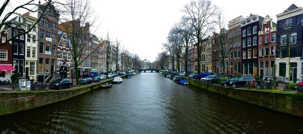 Canal along buildings