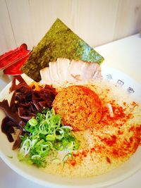 Close-up of food in bowl