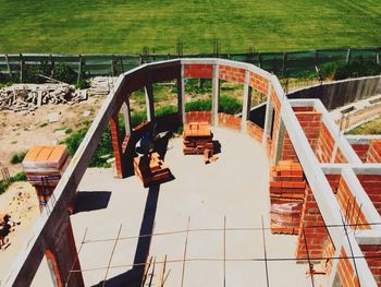 Man working at construction site