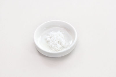 High angle view of coffee on table