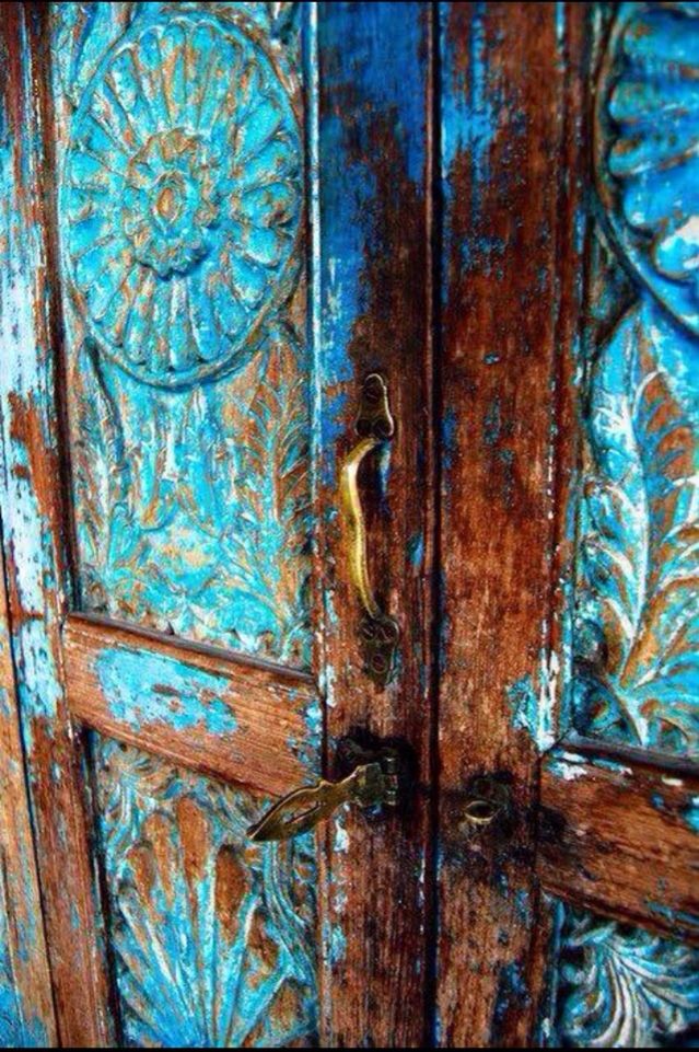 wood - material, wooden, door, blue, full frame, old, art and craft, close-up, weathered, backgrounds, pattern, wood, art, creativity, textured, built structure, design, closed, part of, architecture