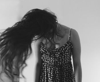 Woman looking at camera