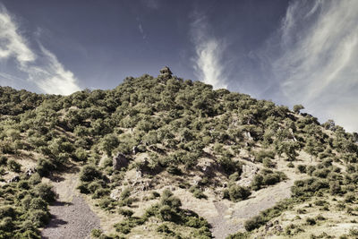 Scenic view of mountain against sky in rajasthan, india