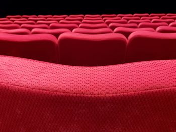 Full frame shot of empty theater