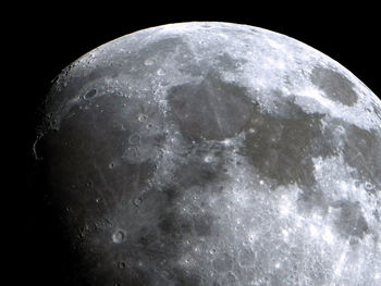 Close-up of water in black background