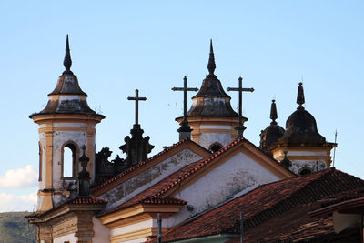 Low angle view of building against sky