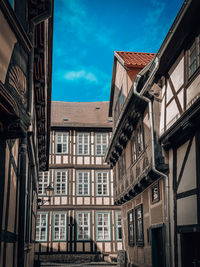Low angle view of building against sky