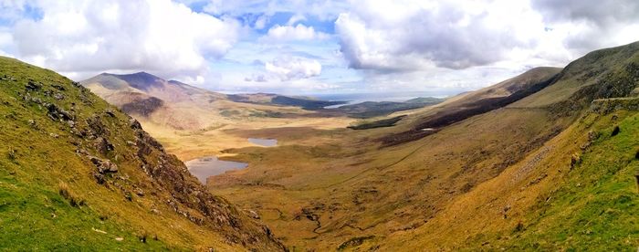 Panoramic view of landscape against sky