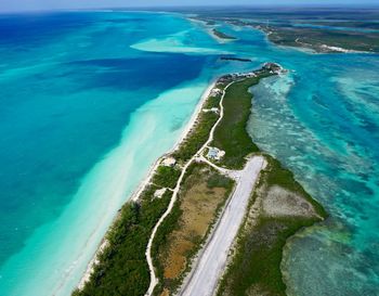 Aerial view of bahamas
