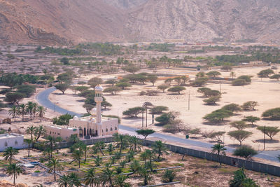 Small mosque in the rural area of musandam province , oman.