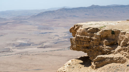 Scenic view of mountain range