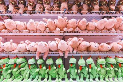 Various vegetables for sale in market