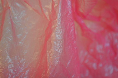 Full frame shot of coral polythene