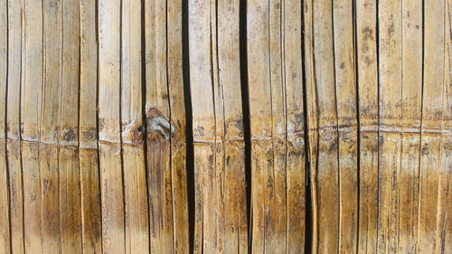 Full frame shot of wooden wall