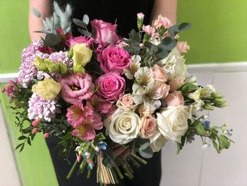 Close-up of rose bouquet